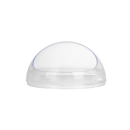 Mini Serve 3 oz Round Clear Plastic Balloon Bowl - 2 1/2" x 2 1/2" x 2 1/2" - 10 count box
