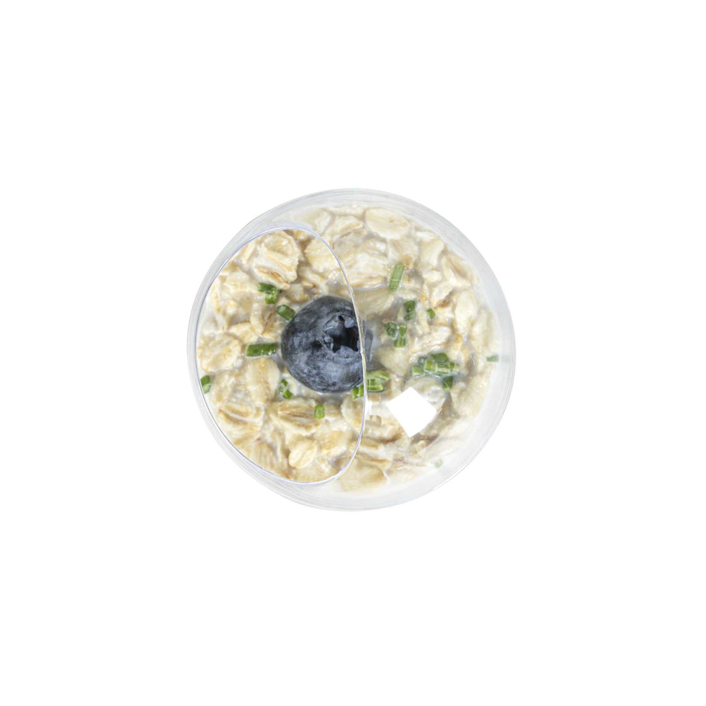 Mini Serve 3 oz Round Clear Plastic Balloon Bowl - 2 1/2" x 2 1/2" x 2 1/2" - 100 count box
