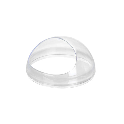 Mini Serve 3 oz Round Clear Plastic Balloon Bowl - 2 1/2" x 2 1/2" x 2 1/2" - 100 count box