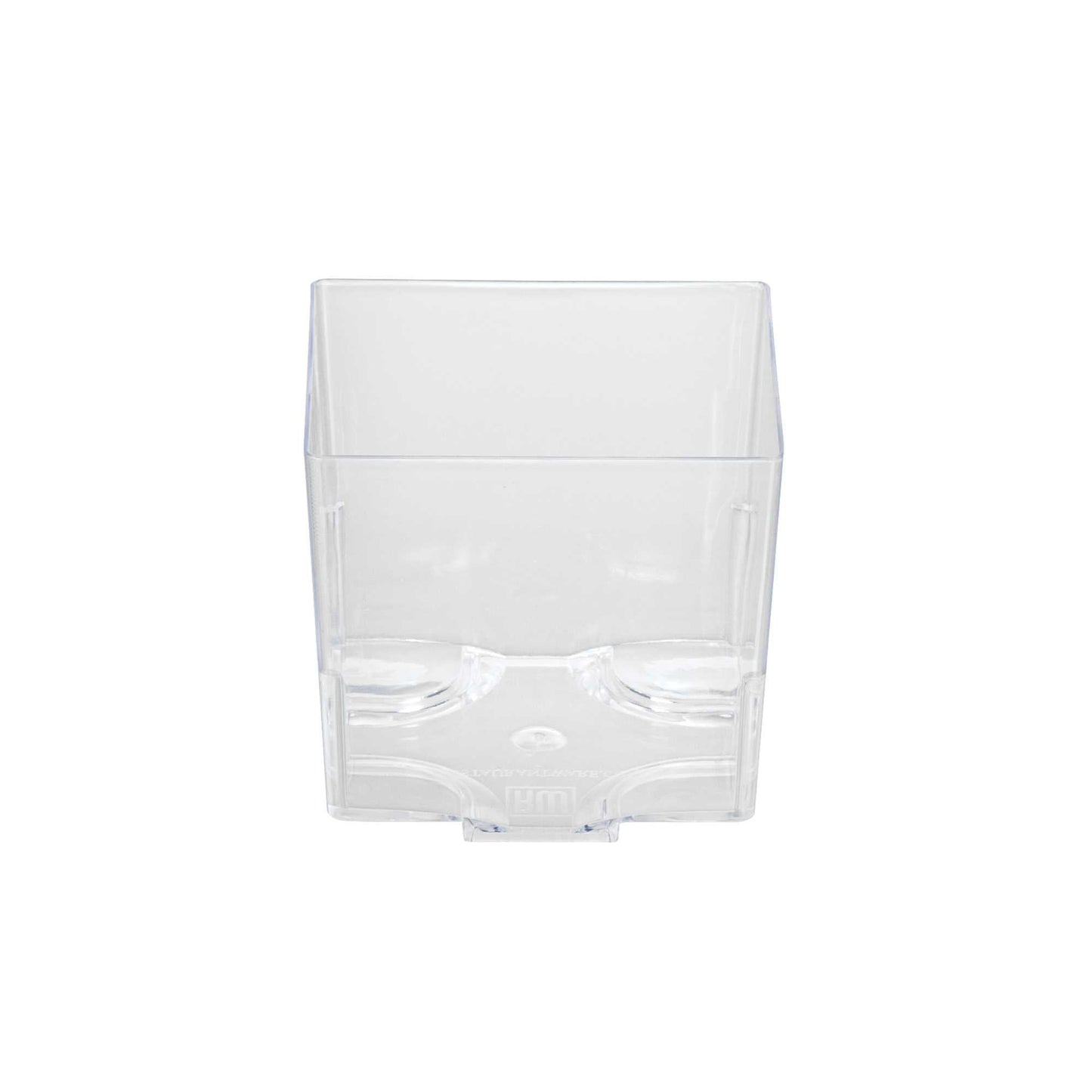 Mini Serve 5 oz Square Clear Plastic Large Quadrato Cube - 2 1/4" x 2 1/4" x 2 1/4" - 20 count box