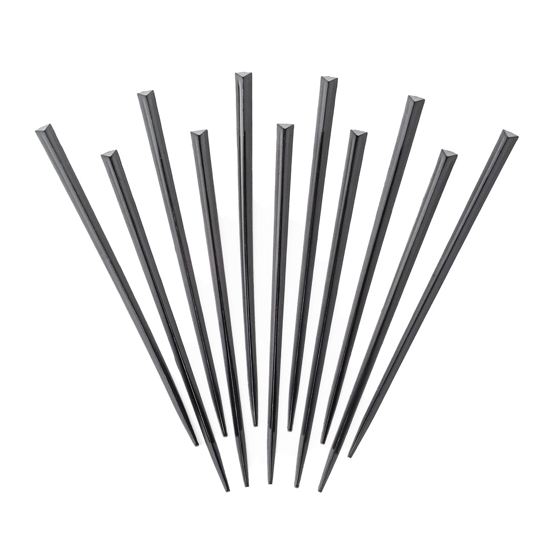 Pixy Black Plastic Prism Pick - 4" - 1000 count box