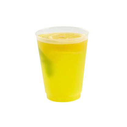 Flexi Grip 16 oz Round Frosted Plastic Cup - 3 1/2" x 3 1/2" x 4 1/2" - 500 count box