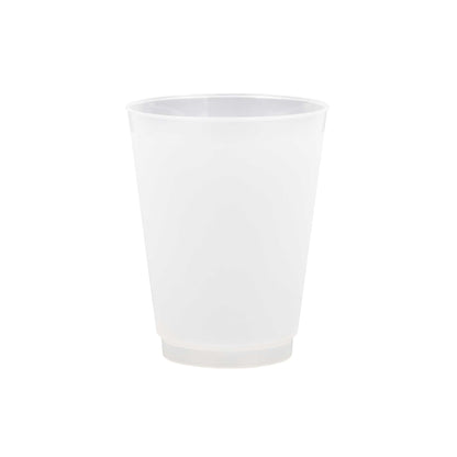 Flexi Grip 16 oz Round Frosted Plastic Cup - 3 1/2" x 3 1/2" x 4 1/2" - 500 count box