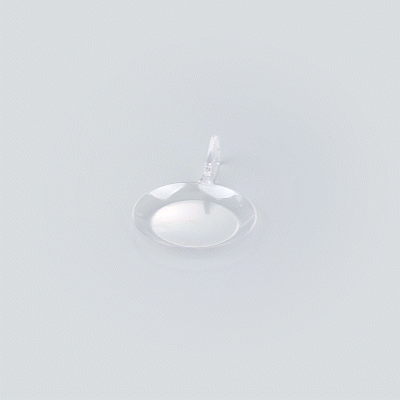 Mini Serve Fish Clear Plastic Tasting Plate - 3 3/4" x 2 1/2" x 1" - 100 count box