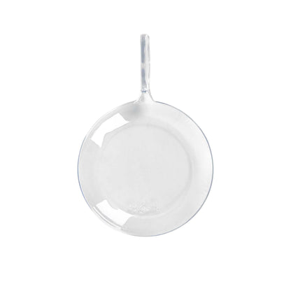 Mini Serve Fish Clear Plastic Tasting Plate - 3 3/4" x 2 1/2" x 1" - 100 count box
