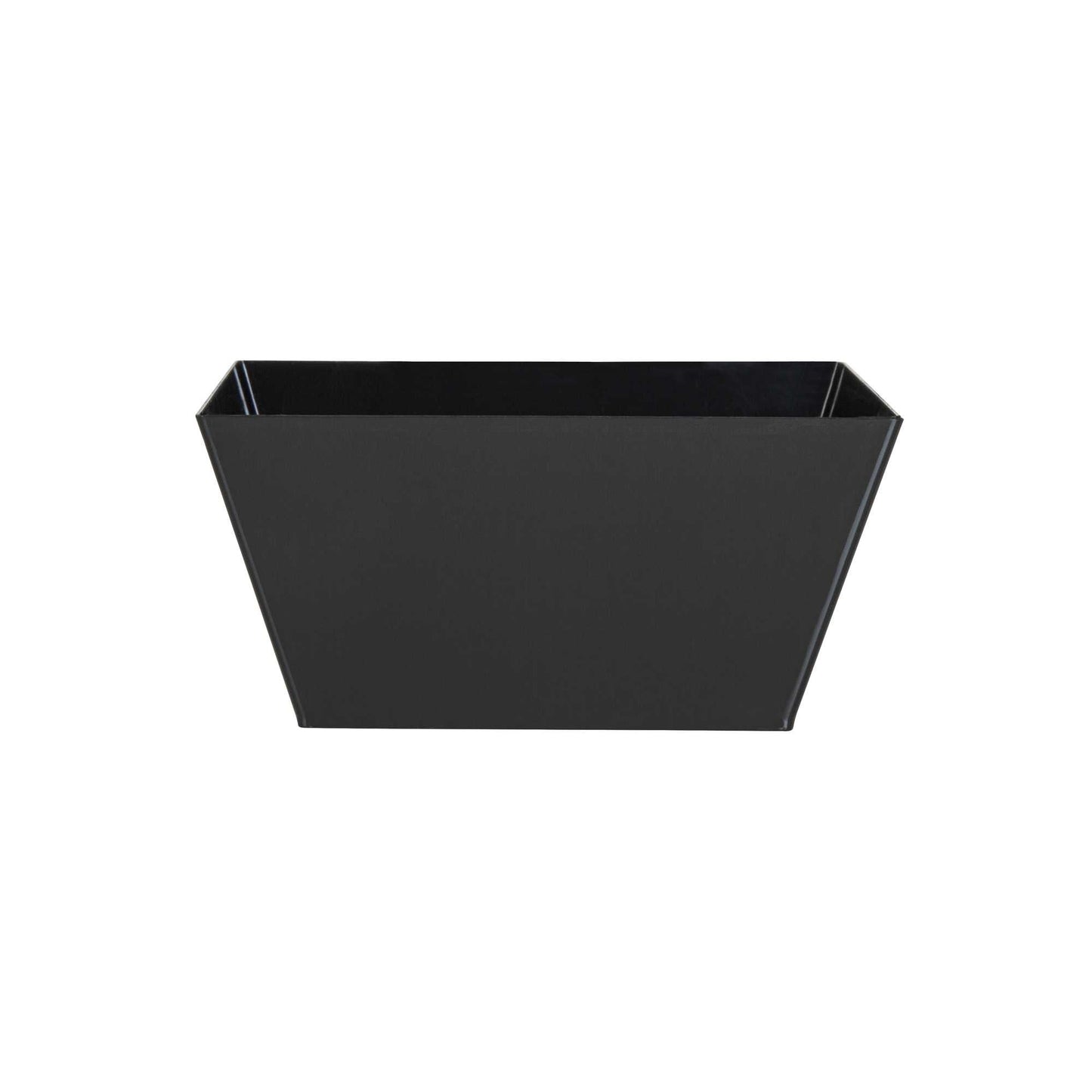 Maxi Serve 18 oz Square Black Plastic Medium Modern Bowl - 6 3/4" x 6 3/4" x 3" - 25 count box