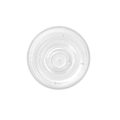 Mini Serve 1 oz Round Clear Plastic Lufthansa Drinking Cup - Stackable - 1 1/2" x 1 1/2" x 2 1/2" - 100 count box