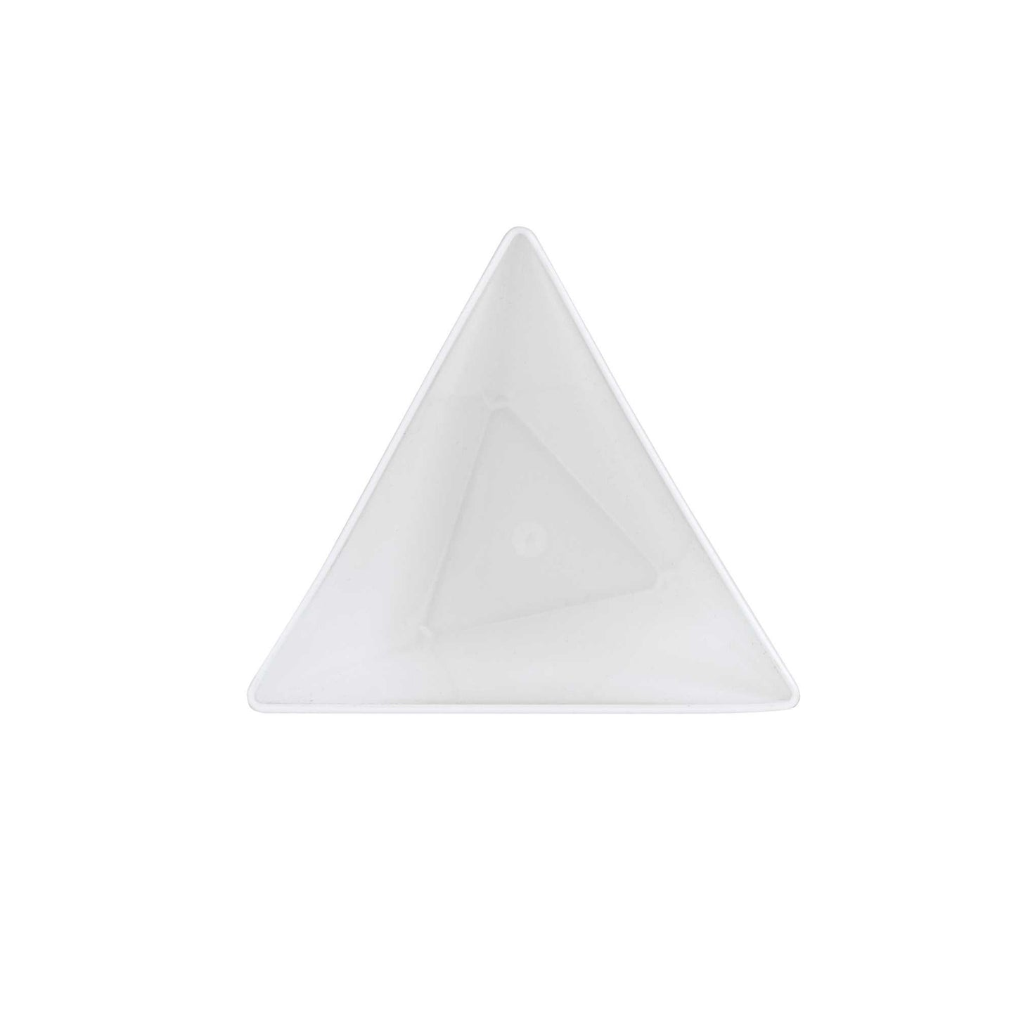 Mini Serve 4 oz White Plastic Torcente Dessert Cup - 3" x 2 1/2" x 2 3/4" - 100 count box