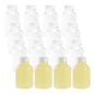 Bottle Tek 8 oz Square Clear Plastic Cold Pressed Juice Bottle - with Safety Cap - 2 1/4" x 2 1/4" x 4 3/4" - 100 count box