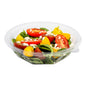 Basic Nature 12 oz Round Clear PLA Plastic To Go Bowl - Compostable - 6" x 6" x 1 1/2" - 500 count box