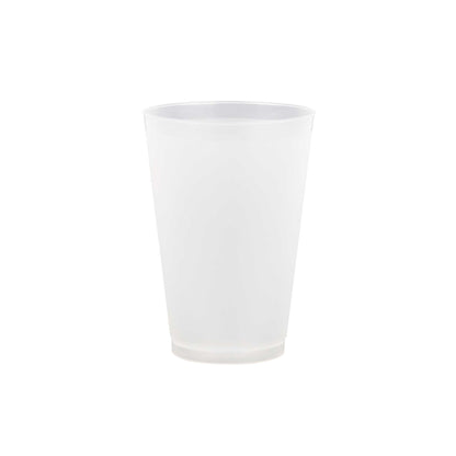 Flexi Grip 20 oz Round Frosted Plastic Cup - 3 3/4" x 3 3/4" x 5 1/4" - 500 count box