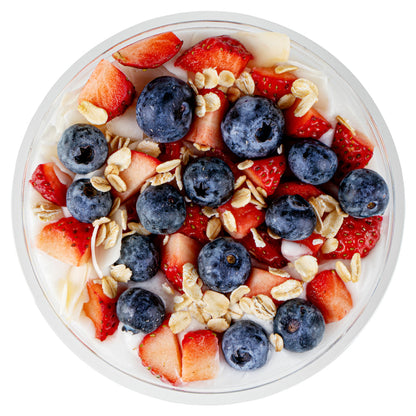 Mini Serve 7 oz Round Clear Plastic Salad Bowl - 5" x 5" x 1 3/4" - 200 count box