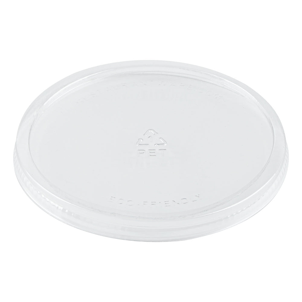 Mini Serve Round Clear Plastic Lid - Fits 7 oz Salad Bowl - 200 count box
