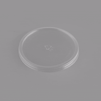 Mini Serve Round Clear Plastic Lid - Fits 7 oz Salad Bowl - 200 count box