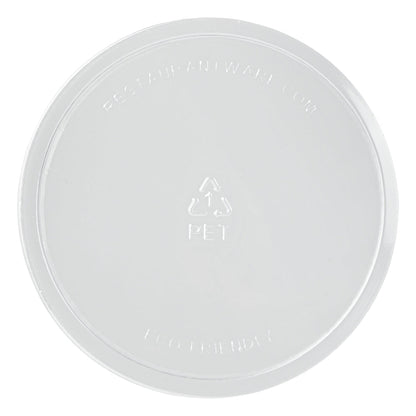 Mini Serve Round Clear Plastic Lid - Fits 7 oz Salad Bowl - 200 count box