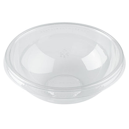 Mini Serve Round Clear Plastic Lid - Fits 7 oz Salad Bowl - 200 count box