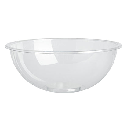 Maxi Serve 18 oz Round Clear Plastic Salad Bowl - 6" x 6" x 2 1/2" - 200 count box