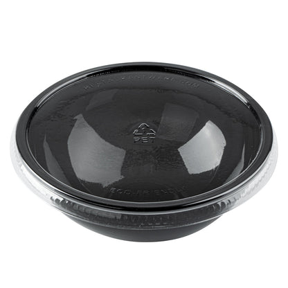 Maxi Serve Round Clear Plastic Lid - Fits 18 oz Salad Bowl - 200 count box