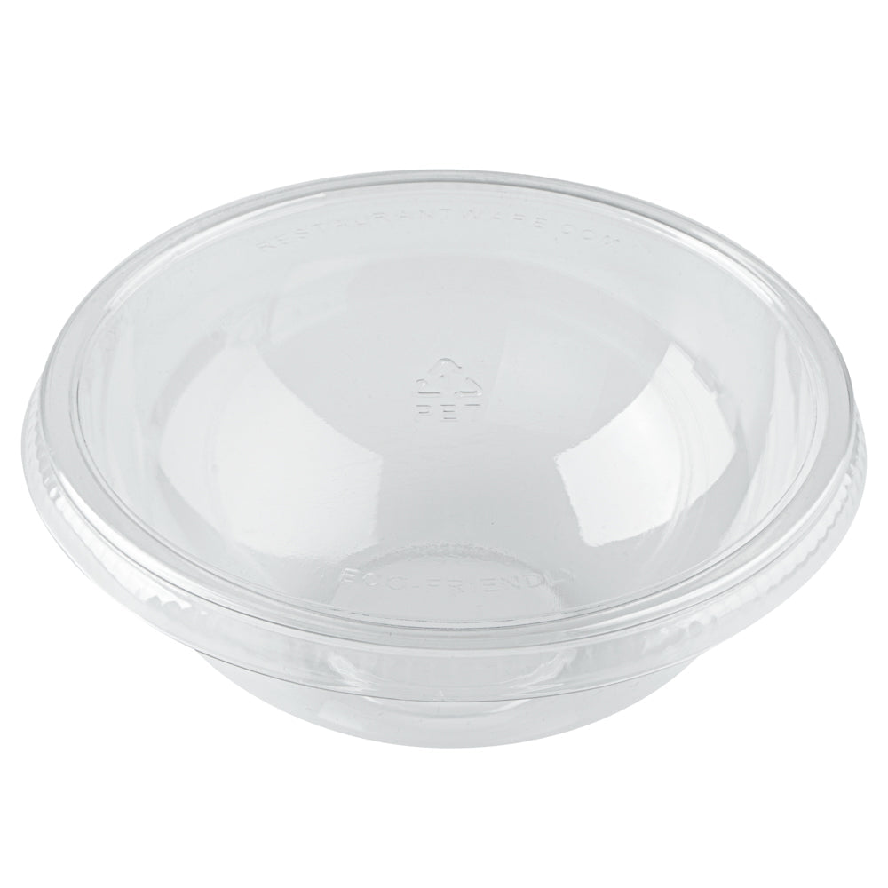 Maxi Serve Round Clear Plastic Lid - Fits 18 oz Salad Bowl - 200 count box