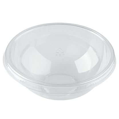 Maxi Serve Round Clear Plastic Lid - Fits 18 oz Salad Bowl - 200 count box