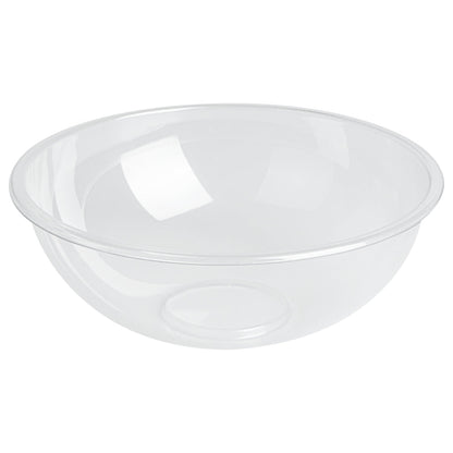 Maxi Serve 21 oz Round Clear Plastic Salad Bowl - 6 3/4" x 6 3/4" x 2 1/2" - 200 count box