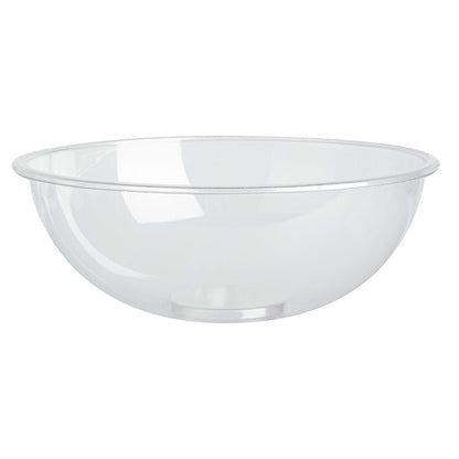 Maxi Serve 21 oz Round Clear Plastic Salad Bowl - 6 3/4" x 6 3/4" x 2 1/2" - 200 count box