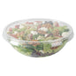 Maxi Serve Round Clear Plastic Lid - Fits 21 oz Salad Bowl - 200 count box
