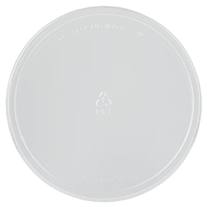 Maxi Serve Round Clear Plastic Lid - Fits 21 oz Salad Bowl - 200 count box