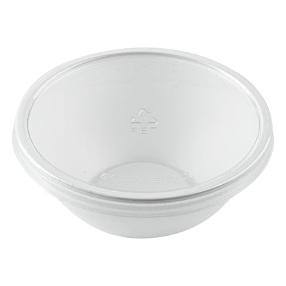 Maxi Serve Round Clear Plastic Lid - Fits 21 oz Salad Bowl - 200 count box