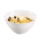 Voga 74 oz Round White Melamine Large Bowl - Incline - 8 1/2" x 8 1/2" x 4 1/4" - 10 count box