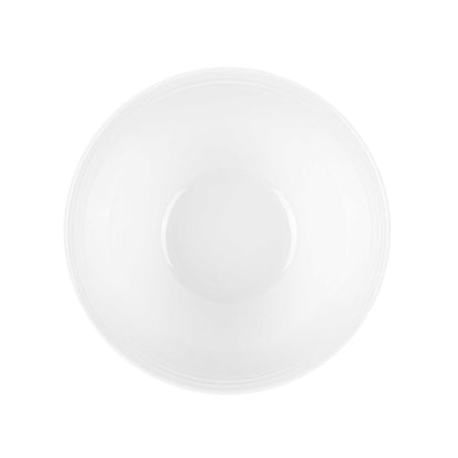 Voga 16 oz Round White Melamine Small Bowl - Incline - 6" x 6" x 3" - 10 count box