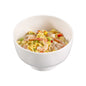 Voga 74 oz Round White Melamine Small Bowl - Slant - 8 1/2" x 8 1/4" x 6 3/4" - 2 count box