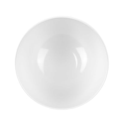 Voga 74 oz Round White Melamine Small Bowl - Slant - 8 1/2" x 8 1/4" x 6 3/4" - 2 count box