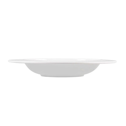 Voga 36 oz Round White Melamine Large Bowl - Classic - 12" x 12" x 2" - 10 count box