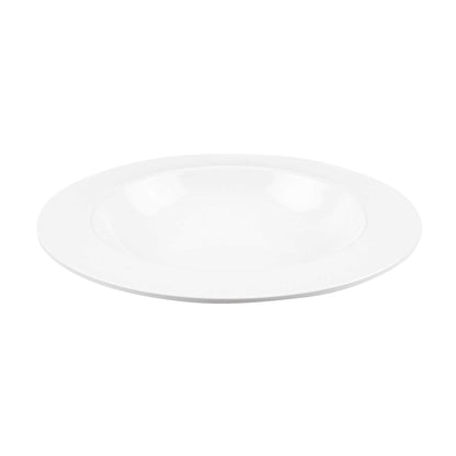 Voga 20 oz Round White Melamine Small Bowl - Classic - 10" x 10" x 1 1/2" - 10 count box