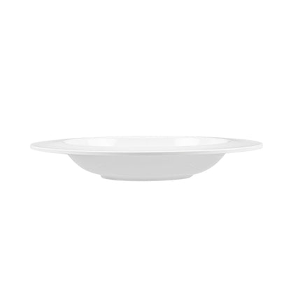 Voga 20 oz Round White Melamine Small Bowl - Classic - 10" x 10" x 1 1/2" - 10 count box