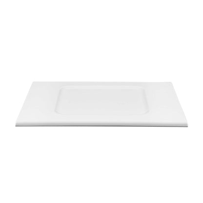 Voga Rectangle White Melamine Tray - 16 1/2" x 13 1/2" x 1/2" - 2 count box