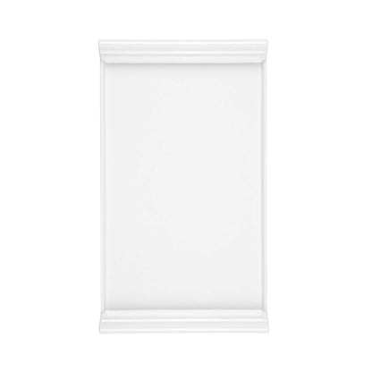 Voga Rectangle White Melamine Small Plate - Japonais - 12" x 7" x 1" - 10 count box