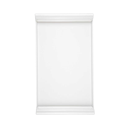 Voga Rectangle White Melamine Large Plate - Japonais - 14" x 8 1/4" x 1" - 10 count box