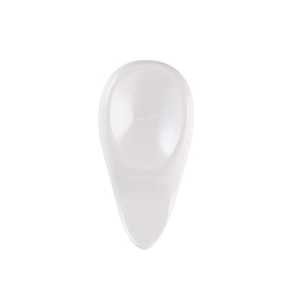 Voga White Melamine Chopstick and Spoon Rest - 3 1/2" x 2" x 3/4" - 10 count box