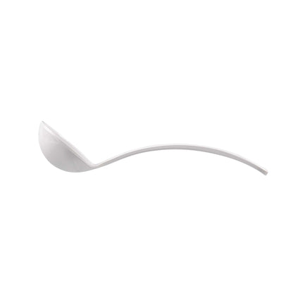 Voga 3 oz White Melamine Ladle - 10 1/2" x 2 1/4" x 2 1/4" - 10 count box