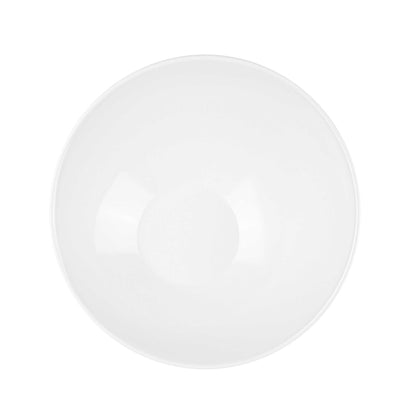 Voga 22 oz Round White Melamine Wide Bowl - Incline Face - 9" x 9" x 2" - 2 count box
