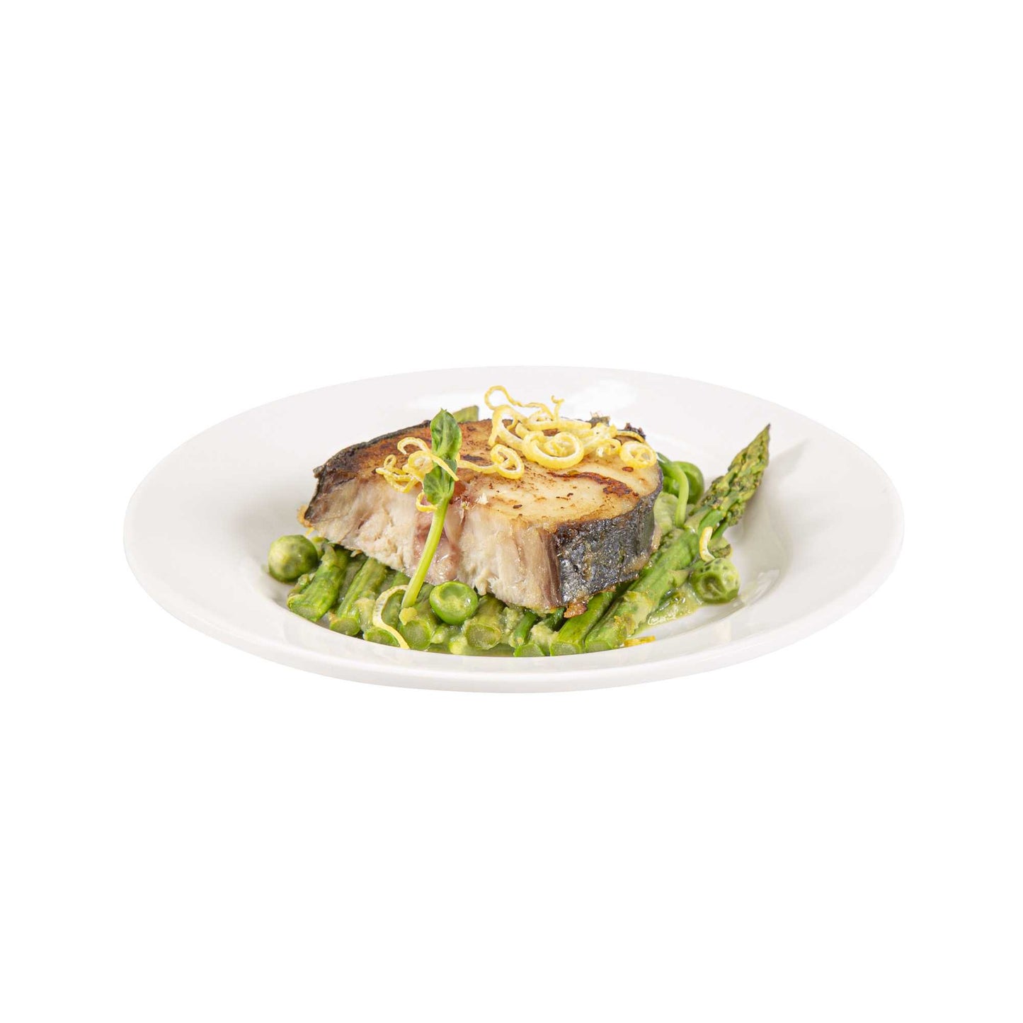 Voga Round White Melamine Small Plate - Classic, Rimmed - 6" x 6" x 1/2" - 10 count box
