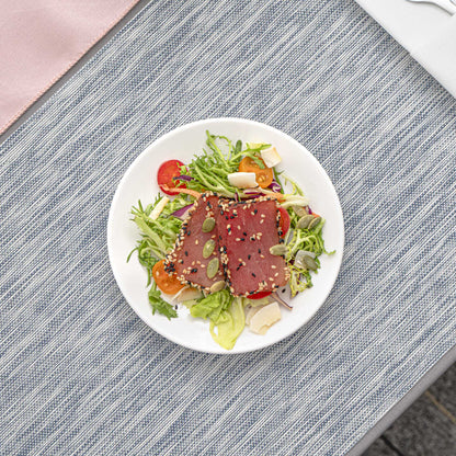 Voga Round White Melamine Small Plate - Classic, Rimless - 6" x 6" x 1" - 10 count box