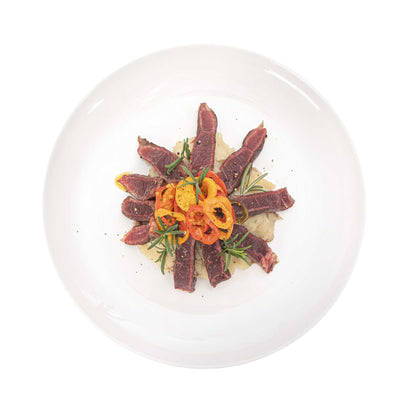 Voga Round White Melamine Extra Large Plate - Classic, Rimless - 12" x 12" x 1 1/4" - 10 count box