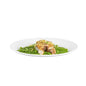 Voga Oval White Melamine Small Plate - Classic - 10" x 7" x 3/4" - 10 count box