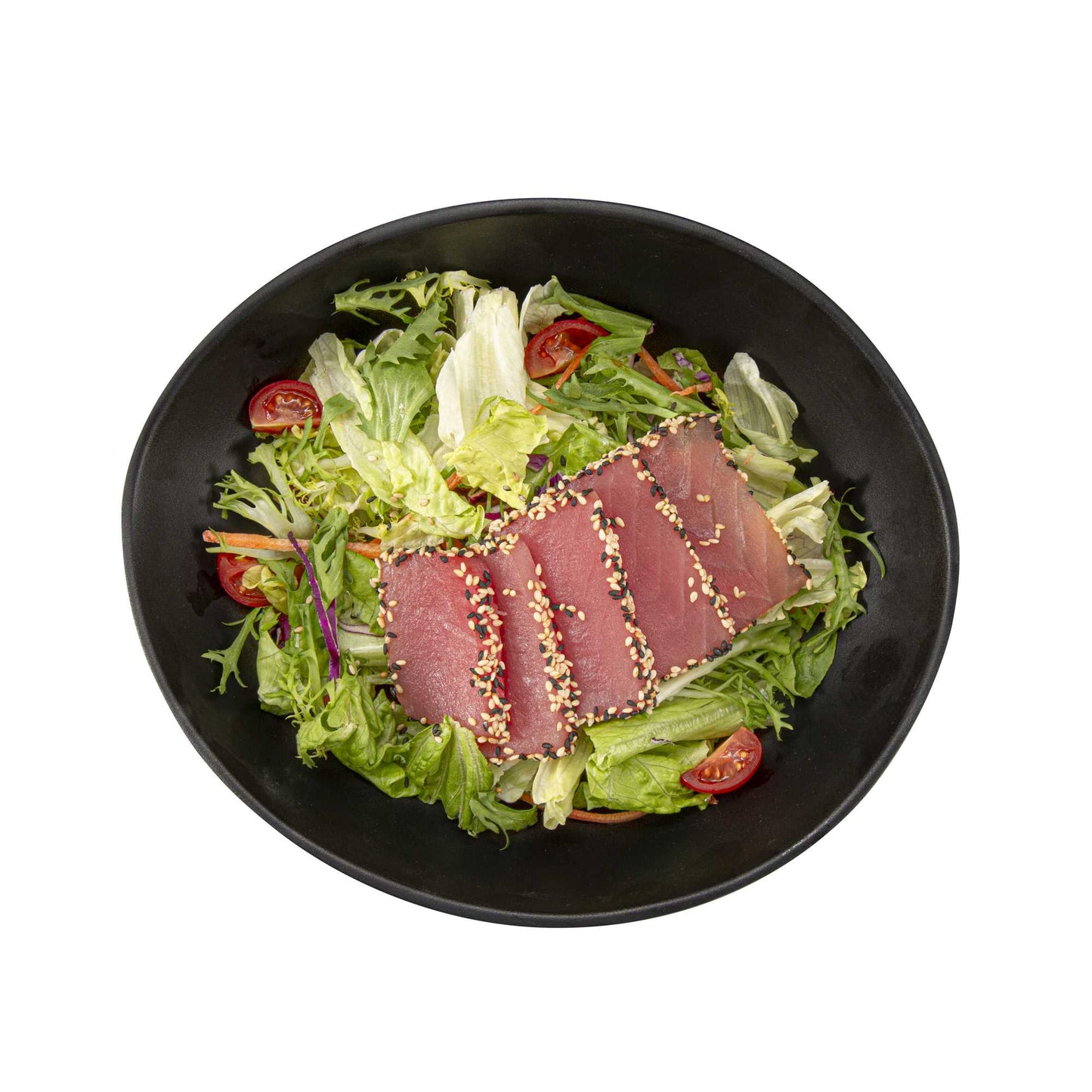 Voga 44 oz Round Black Melamine Freeform Large Bowl - Japonais, Black Stone - 9 1/2" x 7 3/4" x 3 1/2" - 2 count box