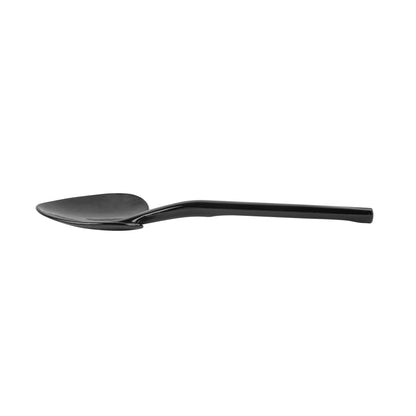 Coppetta Black Plastic Love Shovel Spoon - 3 1/2" x 1 1/4" - 500 count box