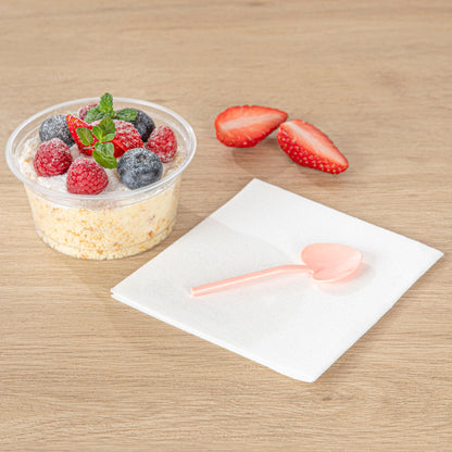 Coppetta Coral Plastic Love Shovel Spoon - 3 1/2" x 1 1/4" - 500 count box