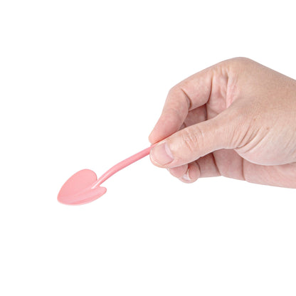 Coppetta Coral Plastic Love Shovel Spoon - 3 1/2" x 1 1/4" - 500 count box